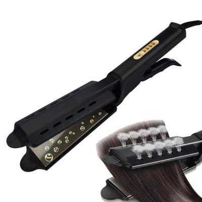 China 360Â ° Swivel Cord Hair Straightener Four-speed Temperature Adjustment Tourmaline Ceramic Hair Straightener for sale