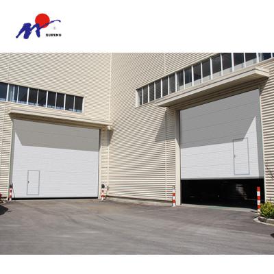 China Industrial Factory Direct Overhead Automatic Sectional Lattice Industrial Overhead Doors for sale