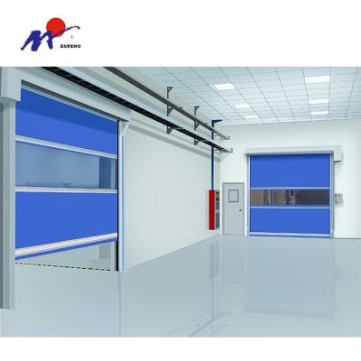 China Industry Safe Rapid Industrial Pvc Polycarbonate Automatic Industrial High Speed ​​Door for sale