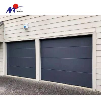 China Middle Line Sectional Sliding Sectional Garage Sectional Sliding Flap Garage Seccional Garage Door for sale