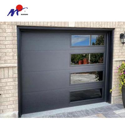 China Heat Insulation Stainless Steel Electric Sectional Modern Residential Automatic Garage Door for sale