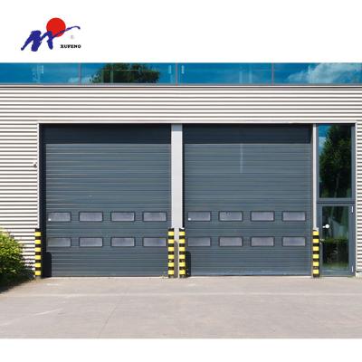 China Wholesale Heat Insulation Overhead Lifting Rolled Automatic Sectional Garage Door for sale