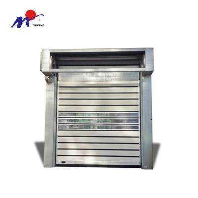 China Factory Heat Insulation High Speed ​​Metal Hard Quick Roll Up Door Aluminum High Speed ​​Door for sale