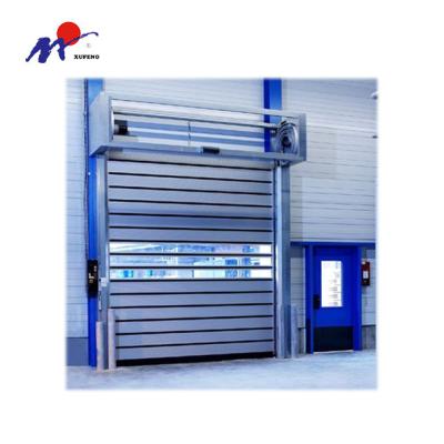 China Heat Insulation Automatic Mechanical Switch Aluminum High Speed ​​Door For Factory for sale