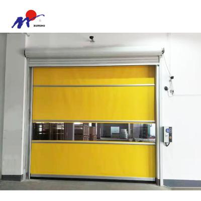 China Heat Insulation Rolling Shutter PVC Automatic Industrial High Speed ​​Cold Storage Door for sale