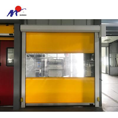 China Heat Insulation Automatic Electric Industrial Quick Roll Up Shutter PVC High Height Speed ​​Door for sale