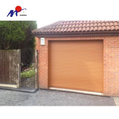 China XuFeng Aluminum Sound Insulation Rolling Shutter Patio Doors With PU Foam Rolling Shutter Door for sale