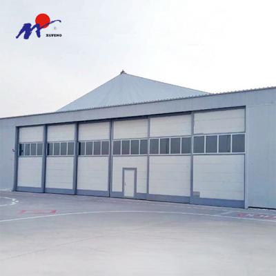 China Modern Large Strong Automatic Aviation Aircraft Sliding Door Hangar Door Price for sale