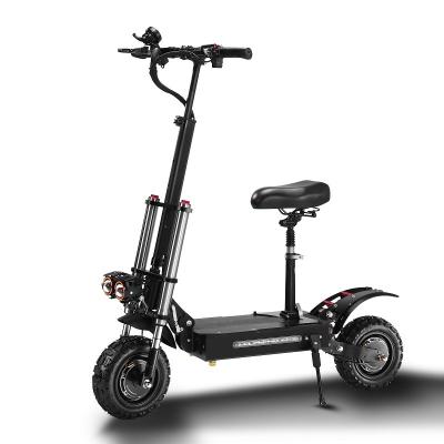 China Unisex EU /US Warehouse 11 Inch Tire Motor 5600w 2 Wheel Kick Foldable Adults E Folding Electric Scooter for sale