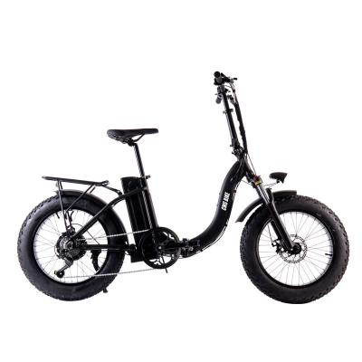 China Folding bicycle 500W aluminum alloy lithium battery mountain bikes electric fat tire electric bike for sale for sale