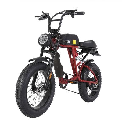 China Fat Bike 48V 500W/750W High Quality High Carbon Steel Rear Hub Motor Folding Electric Bike 20Inch Cycle Electric Bike for sale