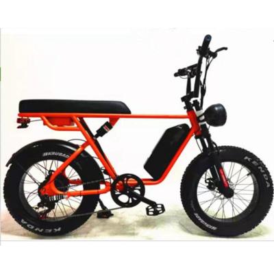 China Aluminum Alloy Moutain Electric Snow Bike Ebike With Fat Tire For Adult Factory Price Available48v 10ah 500w 48V Lithium Battery Rear Hub Motor for sale