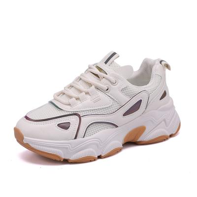 China New Low Price Guaranteed Quality Breathable Wear-Resistant Comfortable Rubber Women Dad Sports Shoes for sale