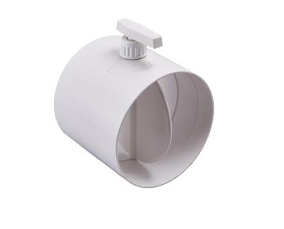 China Modern ABS Plastic Adjust Air Volume Ventilation System Duct Pipe Air Volume Control Valve for sale