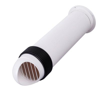 China Hot Sale Modern HVAC Ventilation ABS Plastic Indoor Installation White Ventilation Column Through The Wall for sale