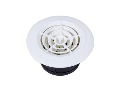 China Direct sales modern ABS air vent at the end of the ventilation, adjustable air volume, button air vent for sale