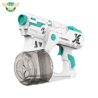 China New 2023 Best-Selling Outdoor Toy Gun Long Range Shooting Water Cannon Storage Bin Electric Water Gun High For Children for sale