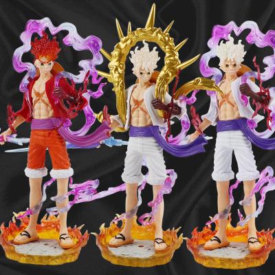 China Japanese Anime Figure Wholesale PVC Luffy Action Number Character Decorative One Piece Model Box for sale