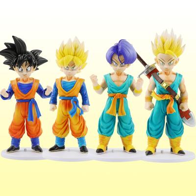 China Super Cartoon Toy Model 20CM PVC Dragon Ball Z Anime Action Figures Saiyan GoKu Vegeta Character Model Decoration Collection Toy for sale