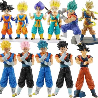 China Cartoon Dragon Z Ball Anime Figure Model Son GokuVegeta Monkey King Character Model Ornament Collection Action Figure Toy Model Wholesales for sale