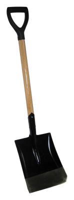 China 5002024 With Plastic Y Grip Wood Handle Carbon Steel Metal Square Farming Garden Shovels Spades for sale