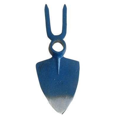 China 30020108 Forged fork-hoe digging garden hoe pickaxes round hole eye two tines sharp tips for sale