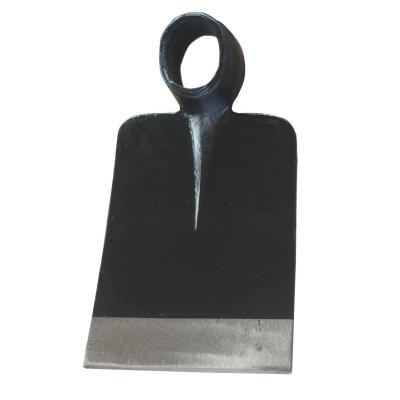 China 30010106 Oval Hole Eye Carbon Steel Square Digging Farming Hoe Spading Forged Garden cutting blade Hoe for sale