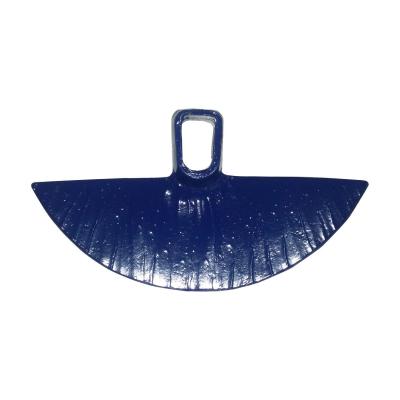 China 30010113 U type or square hole eye carbon steel digging farming garden forged sector fan hoe for sale