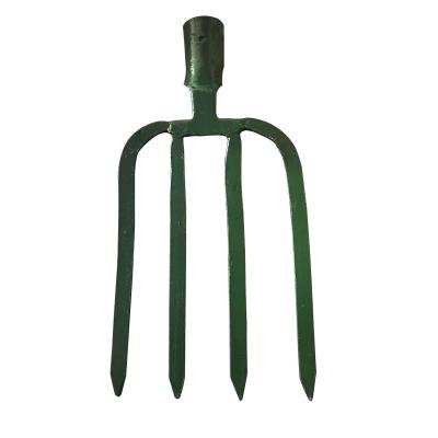 China 1003108 flat tines carbon steel metal forged farming forks garden steel digging forks for sale