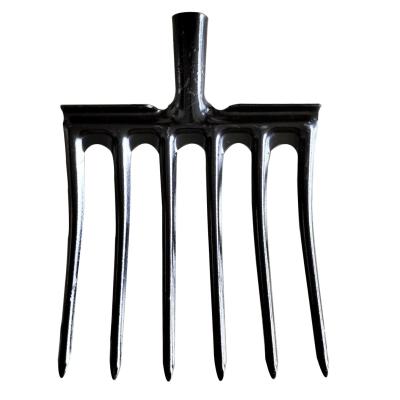 China 1020104 6 Tines Carbon Steel Ridge Type  Backyard Punching Spading Digging Garden Forks for sale