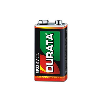 China Sp1-12 Count Home Appliance Durata 6f22 9V Extra Heavy Duty Zinc Carbon Dry Cell Battery for sale