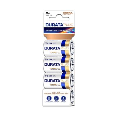 China Home Appliace Durata Plus Extra Heavy Duty Sc4-24 C Size 1.5V R14 Zinc Carbon Dry Cell Battery for sale