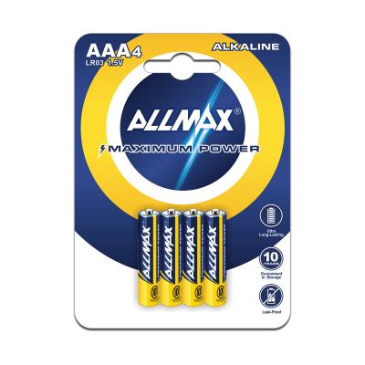 China B4-48 Max Power Home Size Lr03 1.5V AC Alkaline Appliance Allmax Accumulators for sale