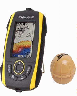 China Phiradar Gps Fish Finder Wireless Color Screen Fish Finder 2.4