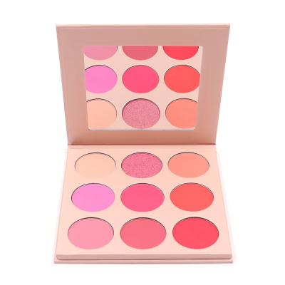 China High Waterproof Wholesale Makeup Pigment Make Your Own Brand Private Label Custom BLush Vegan Palette Waterproof OEM for sale