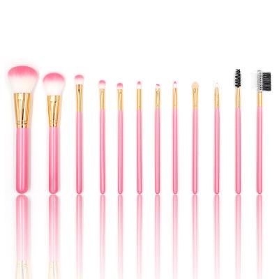 China Synthetic Soft Touch 12 Pcs Makeup Brush Private Label Professional Hair Brush Makeup for sale