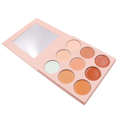 China Private Label 9 Colors Camouflage Concealer OEM/ODM Waterproof Makeup Concealer Palette for sale