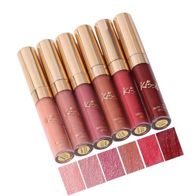 China Custom Waterproof Matte Lipsticks Hot Sale Cosmetic Waterproof Long Lasting Private Label for sale