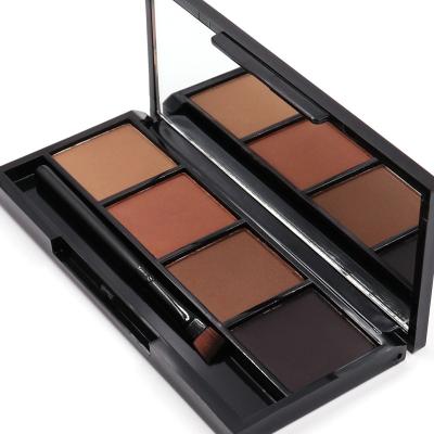 China 4 Colors Waterproof Eyebrow Powder Pressed Eyebrow Waterproof Long Lasting Cosmetic Kit for sale