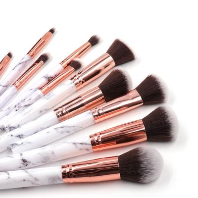 China Angular Blush Cruelty Free Custom Makeup Brush Set Vegan And Logo Highlighter Brush for sale