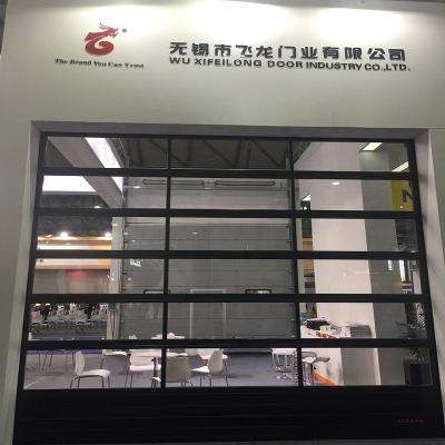 China Modern Industrial Door with Full View Windows for sale