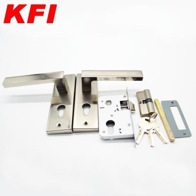 China High Quality Iron Furniture Door Handle Door Lock Security Door Handle Lock for sale