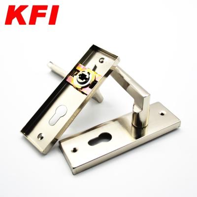 China Modern Good Quality Aluminum Door Handle Door Lock Security Door Handle Lock for sale