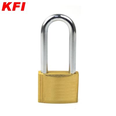 China Brass Padlock Safety Padlock Height Quality Brass Shackle 30-50mm Long for sale