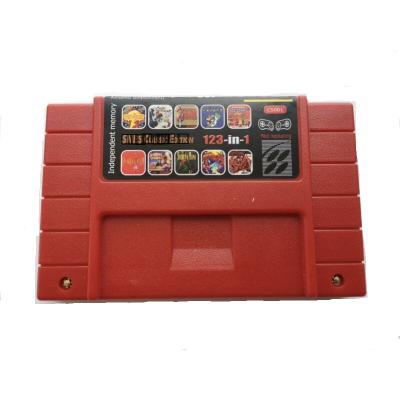 China Video Game Super 123 In 1 Multi Game Card USA NTSC Game Cartridge For SNES for sale