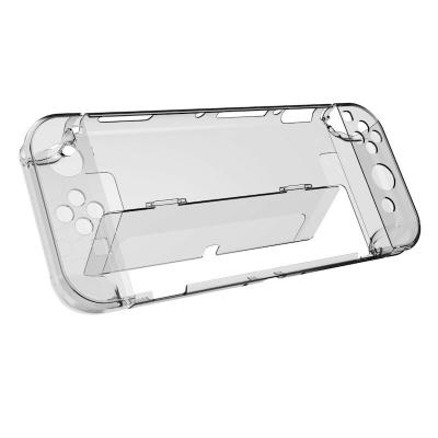 China Protective Clear PC Hard Case Crystal Shell Cover Device For Nintendo Switch OLED for sale