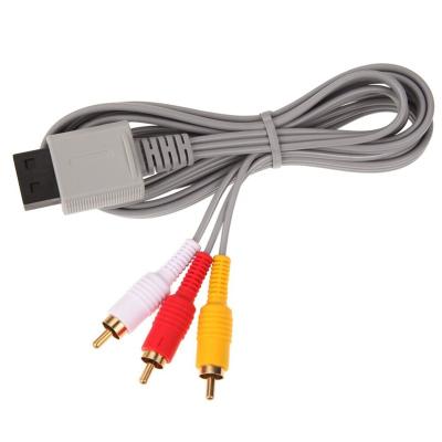 China Replace Replacement TV AV Cable For Nintendo Wii And Wii U Games Console RCA Video Audio Mini for sale