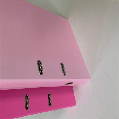 China High Quality Custom Paper Color Multi-Function Office Lever Arch Pink File Folder/Folder for sale