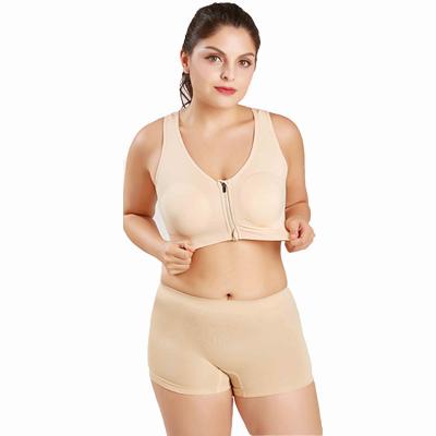 China Breathable Professional Cheap Shockproof Nylon Plus Size Women Sports Bra for sale