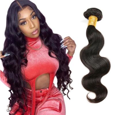 China Factory Supply Virgin High Quality Body Wave Extension Body Wave Peruvian Hair Weave Bundles With Lace Frontal Closure Hair Vendor for sale